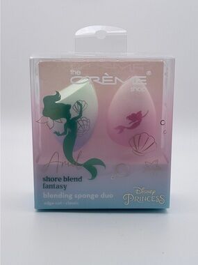 The Crème Shop Disney Princess Ariel Shore Blend Fantasy Blending Sponge Duo New